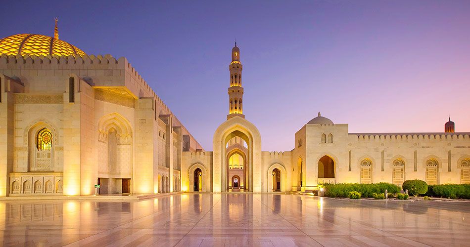 Velká mešita sultána Quaboos v Muscatu