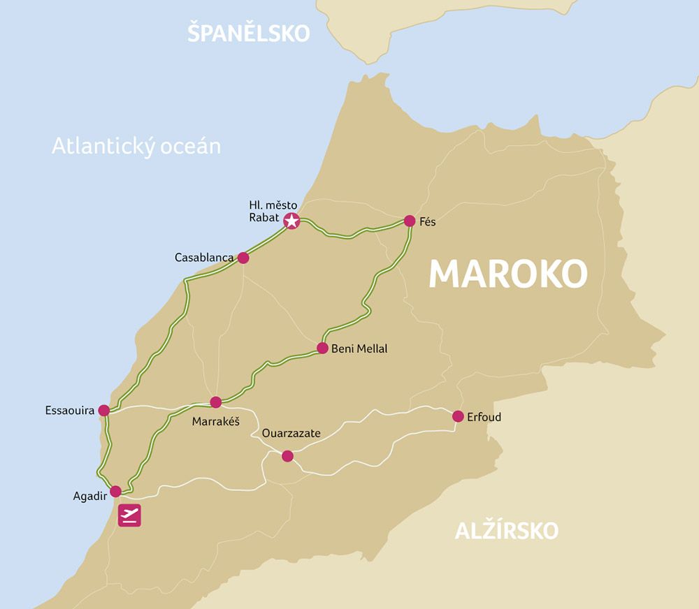 Mapa okruhu