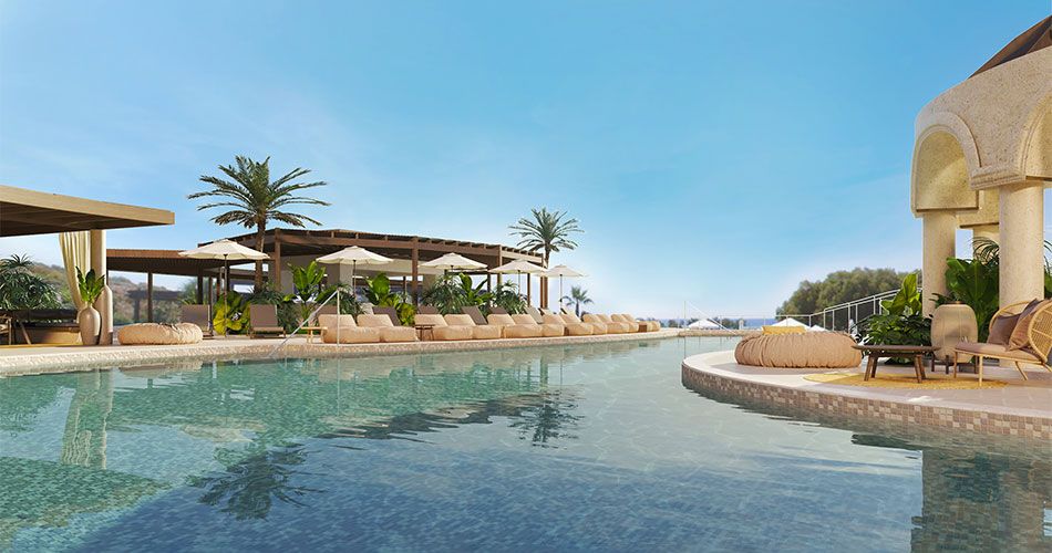 Bazén - vizualizace