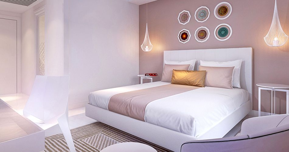 Hotelový pokoj - vizualizace