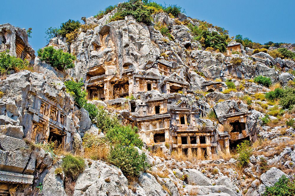 Kekova skalní hrobky