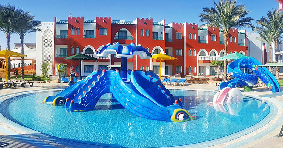 Aquapark ve vedlejším hotelu Sunrise Garden Beach Resort & Spa