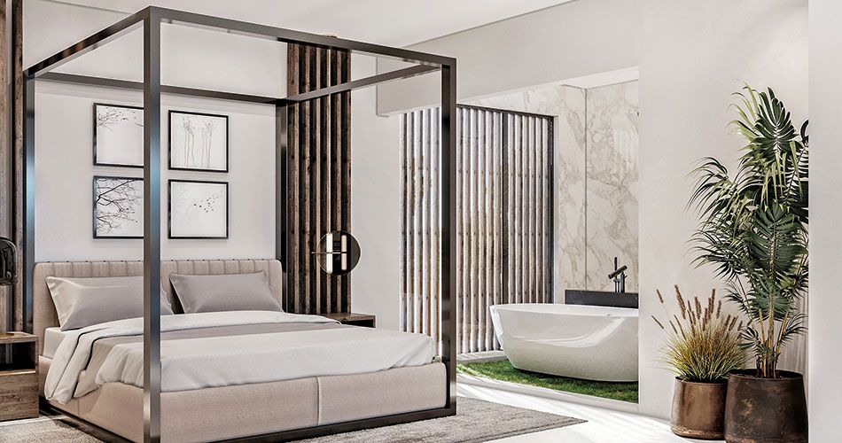 Hotelový pokoj - vizualizace