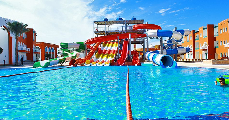 Aquapark ve vedlejším hotelu Sunrise Garden Beach Resort & Spa