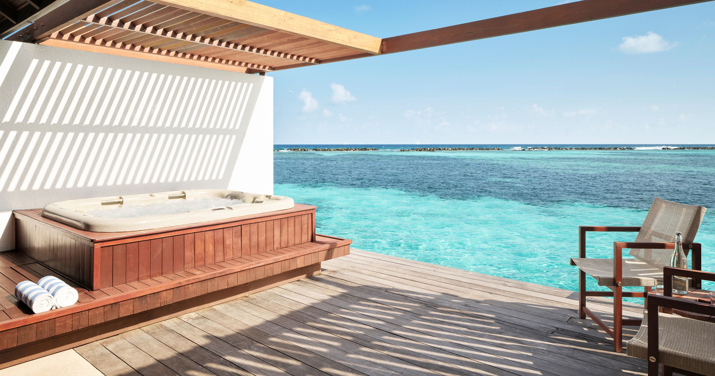 Vodní vila s vířivkou