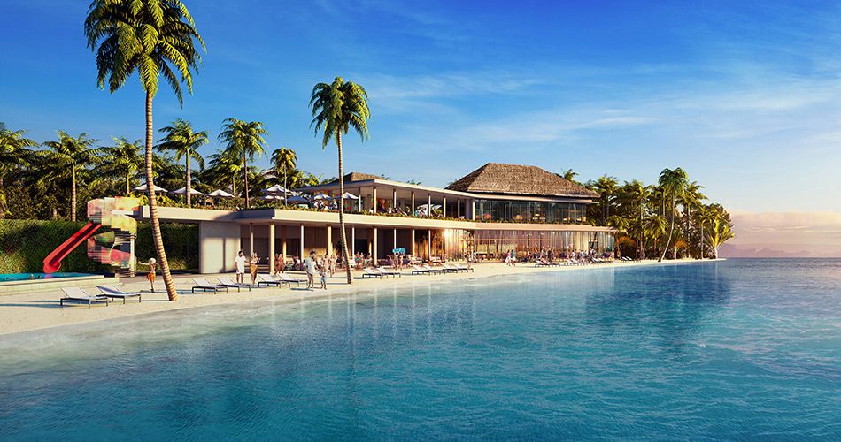 Hard Rock Hotel Maldives - vizualizace