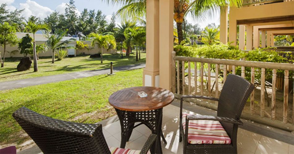 Balkon hotelového pokoje