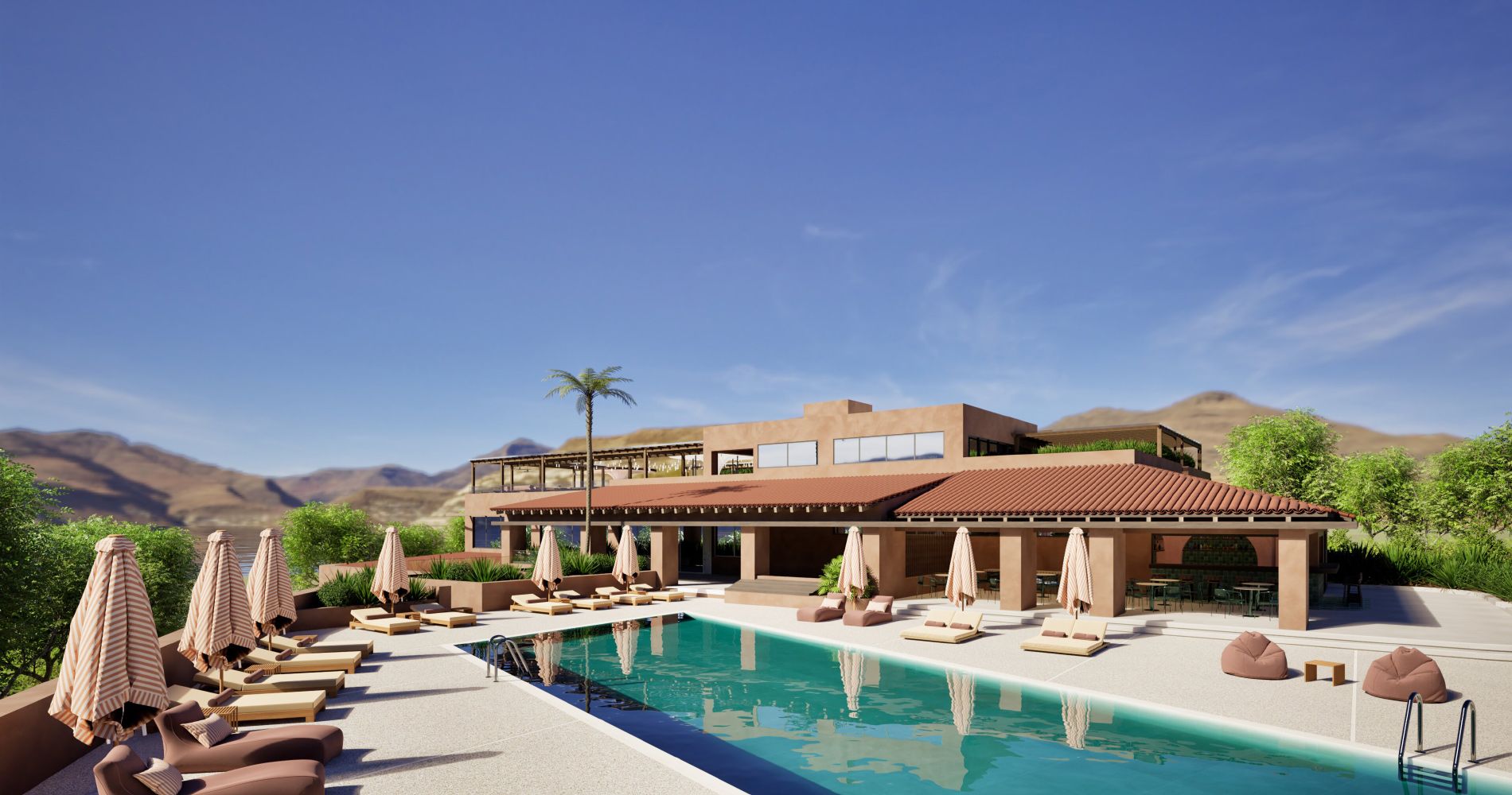 Bazén - vizualizace