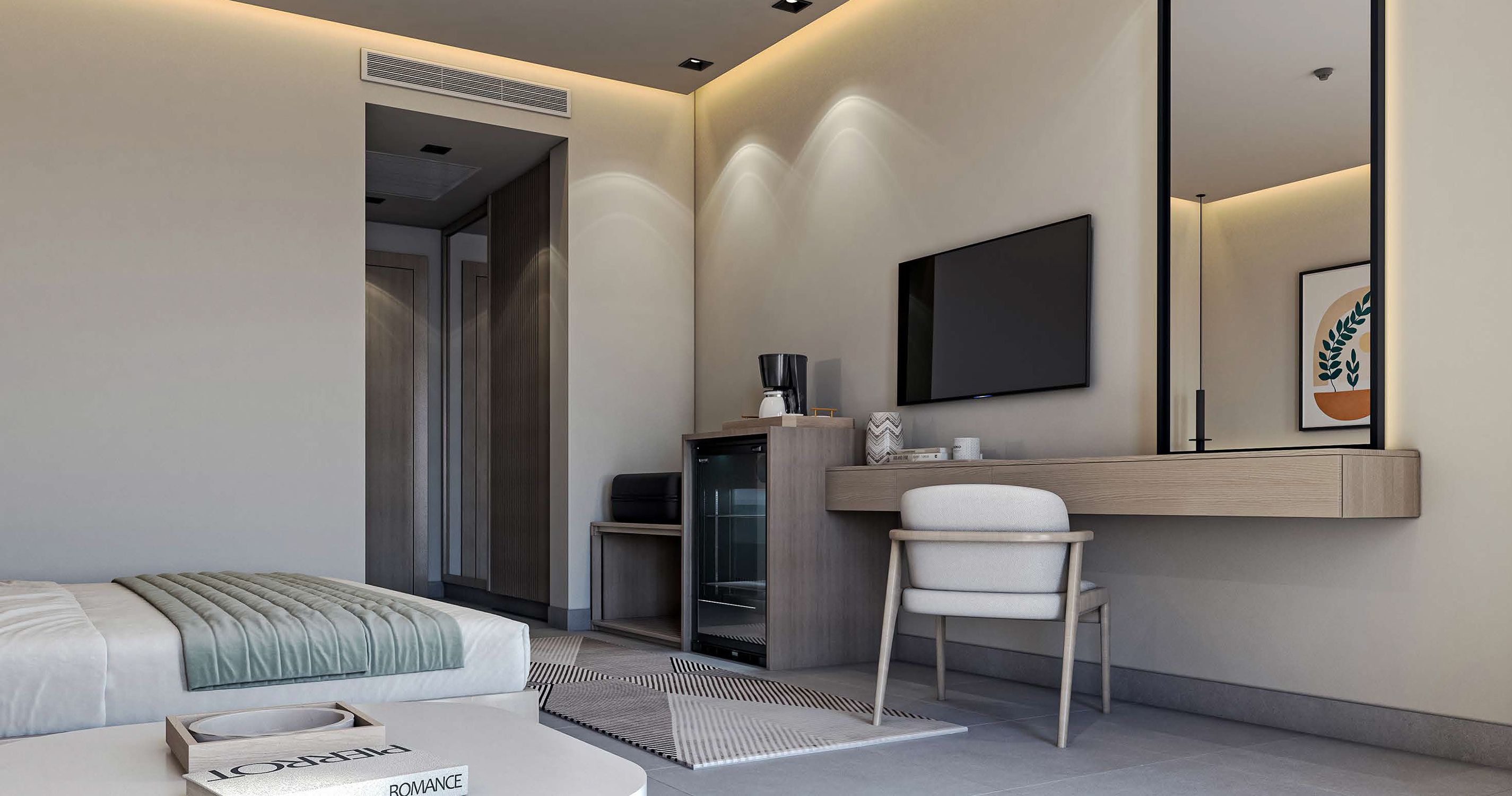 Hotelový pokoj - vizualizace