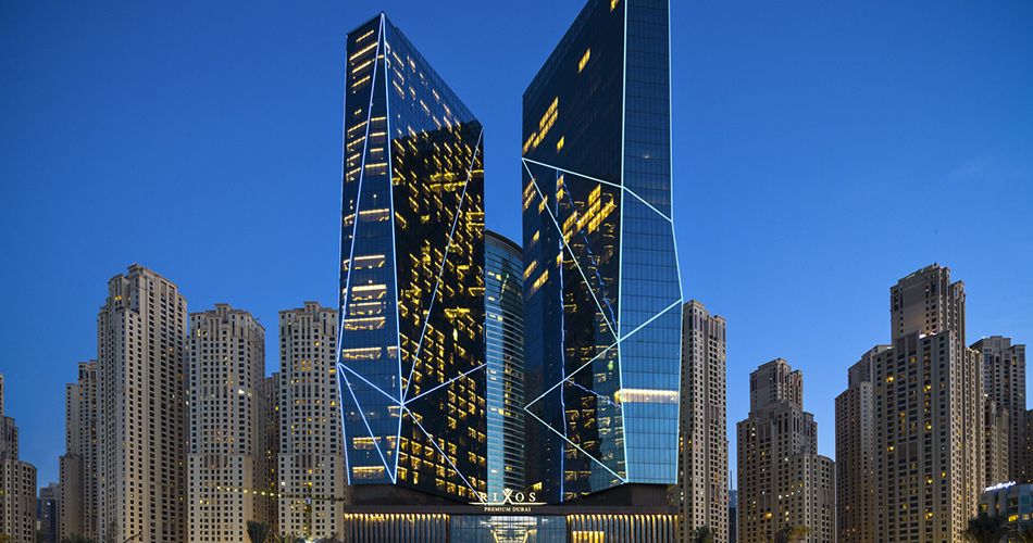 Noční pohled na hotel