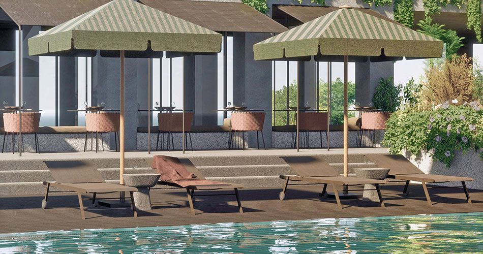 Bazén - vizualizace