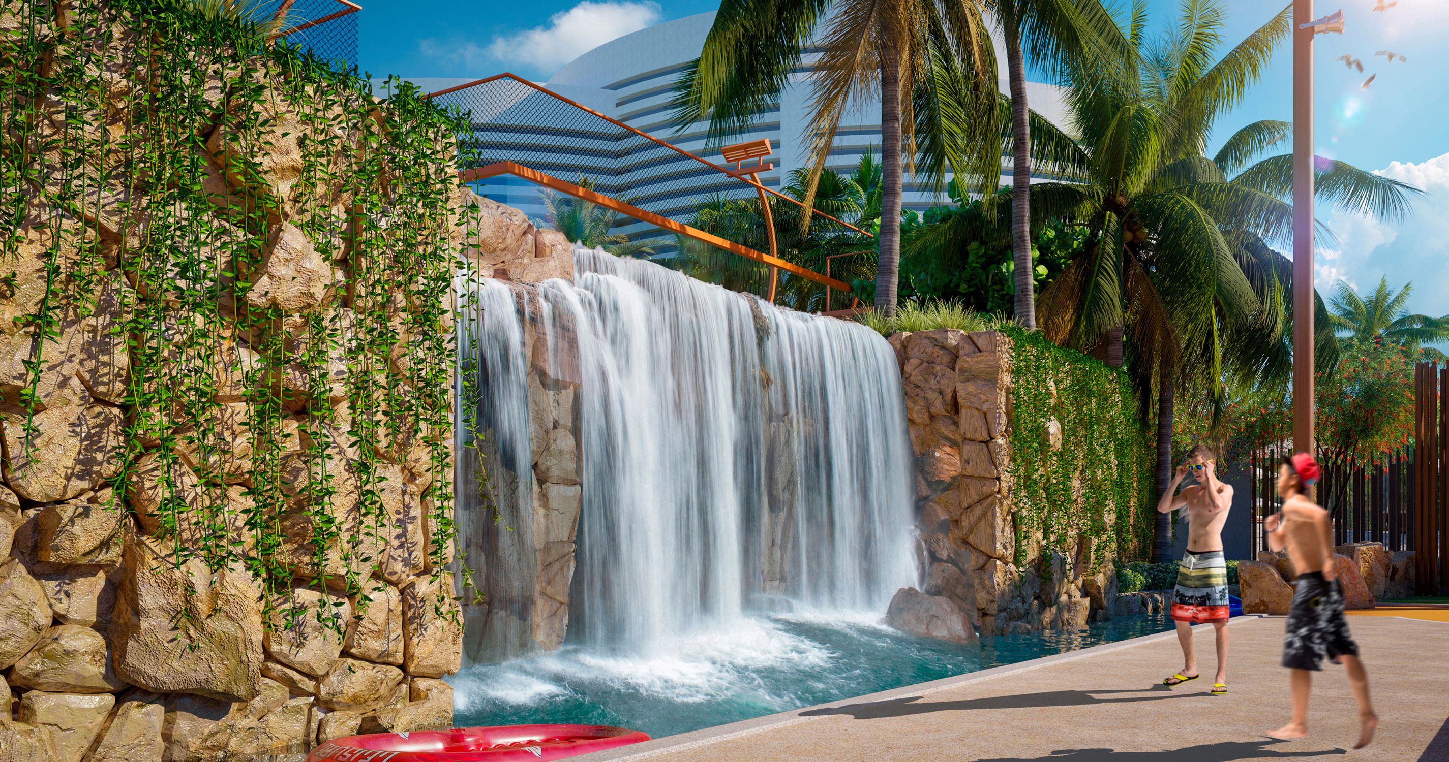 Vodní park - vizualizace