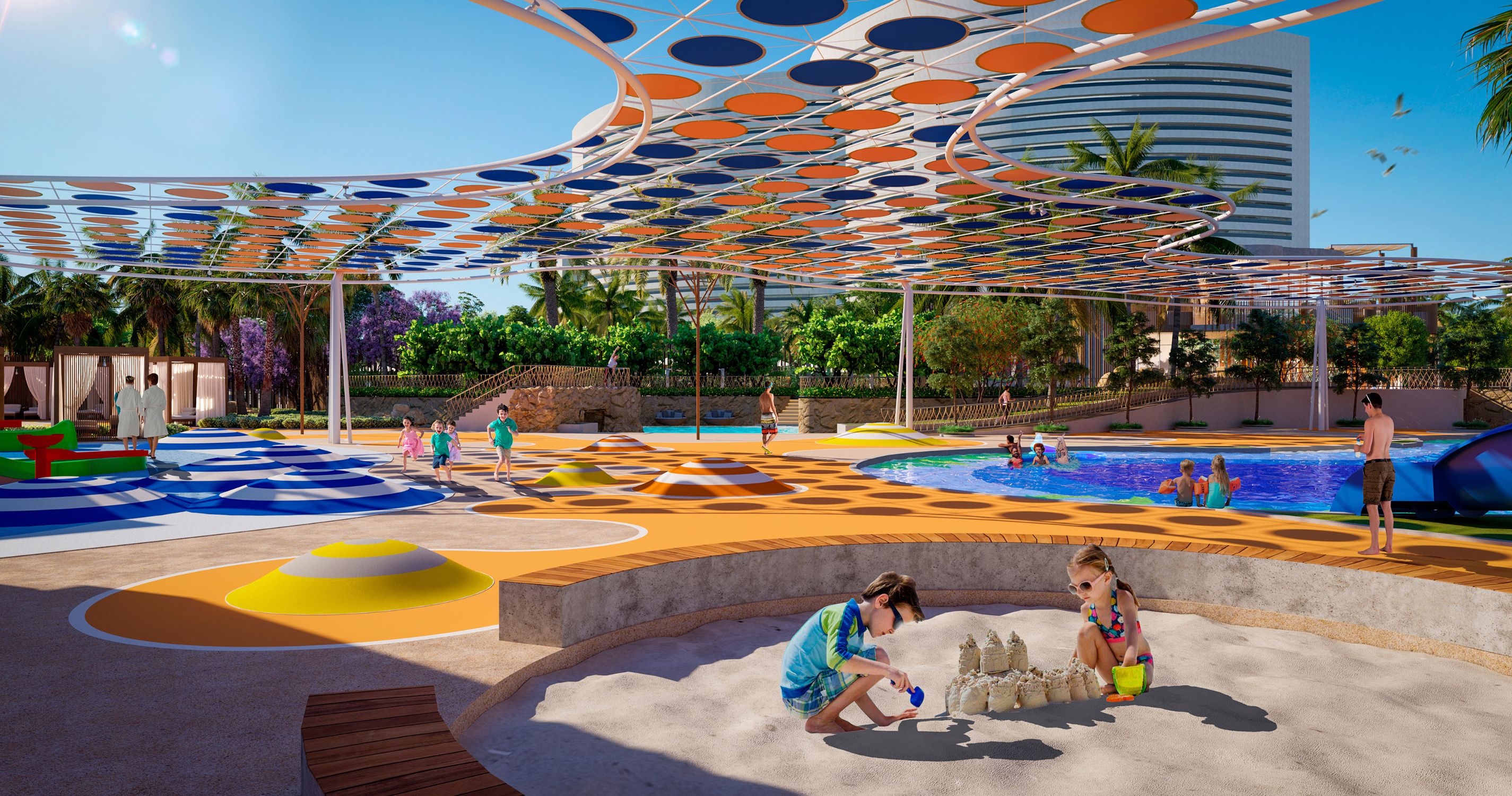 Vodní park - vizualizace