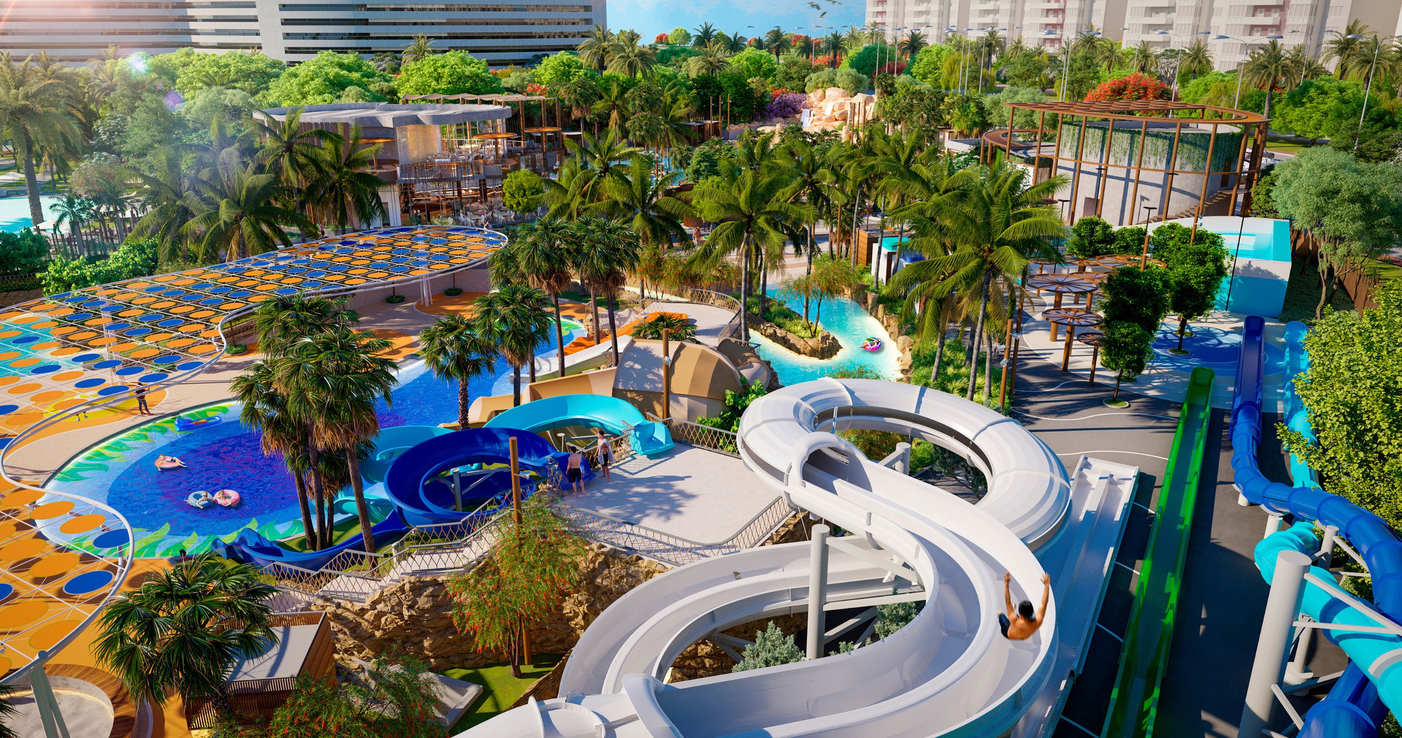 Vodní park - vizualizace