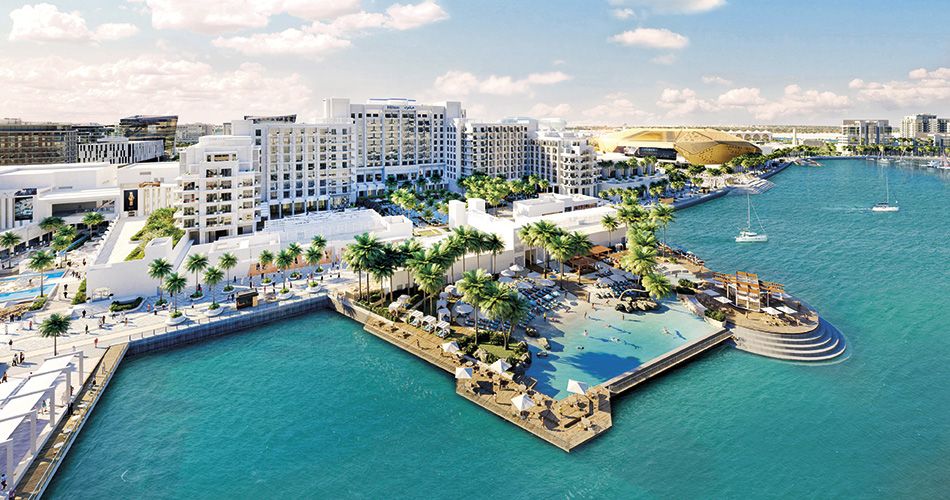 Hilton Abu Dhabi Yas Island - vizualizace