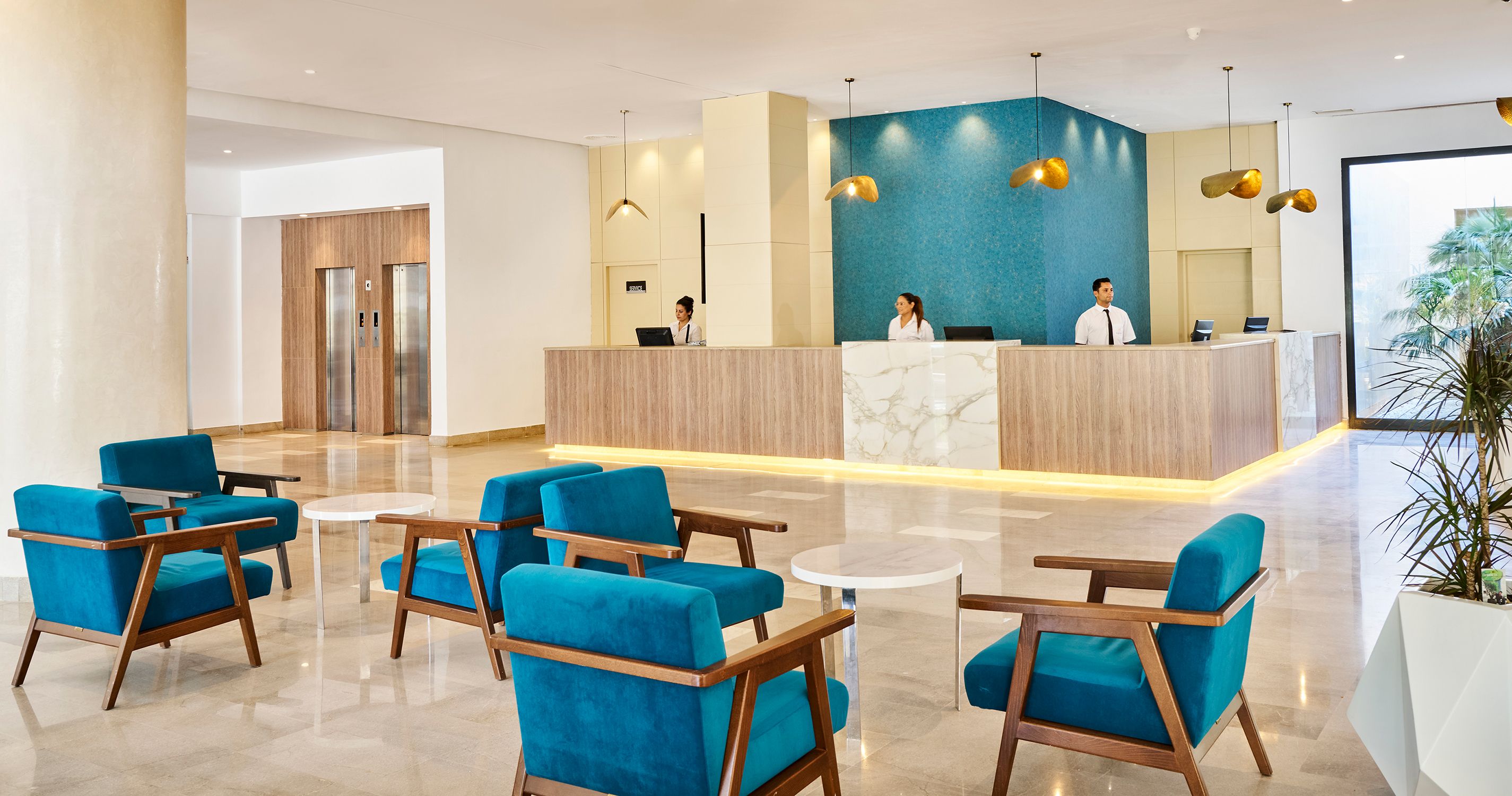 Recepční hala hotelu