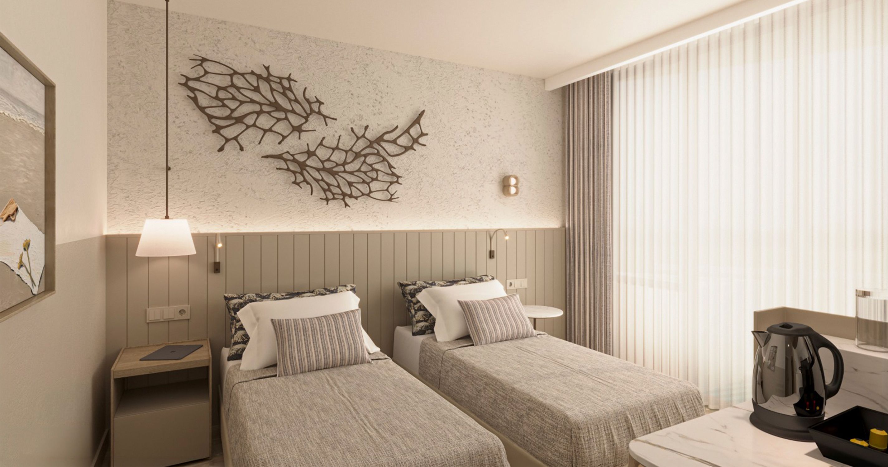 Hotelový pokoj - vizualizace