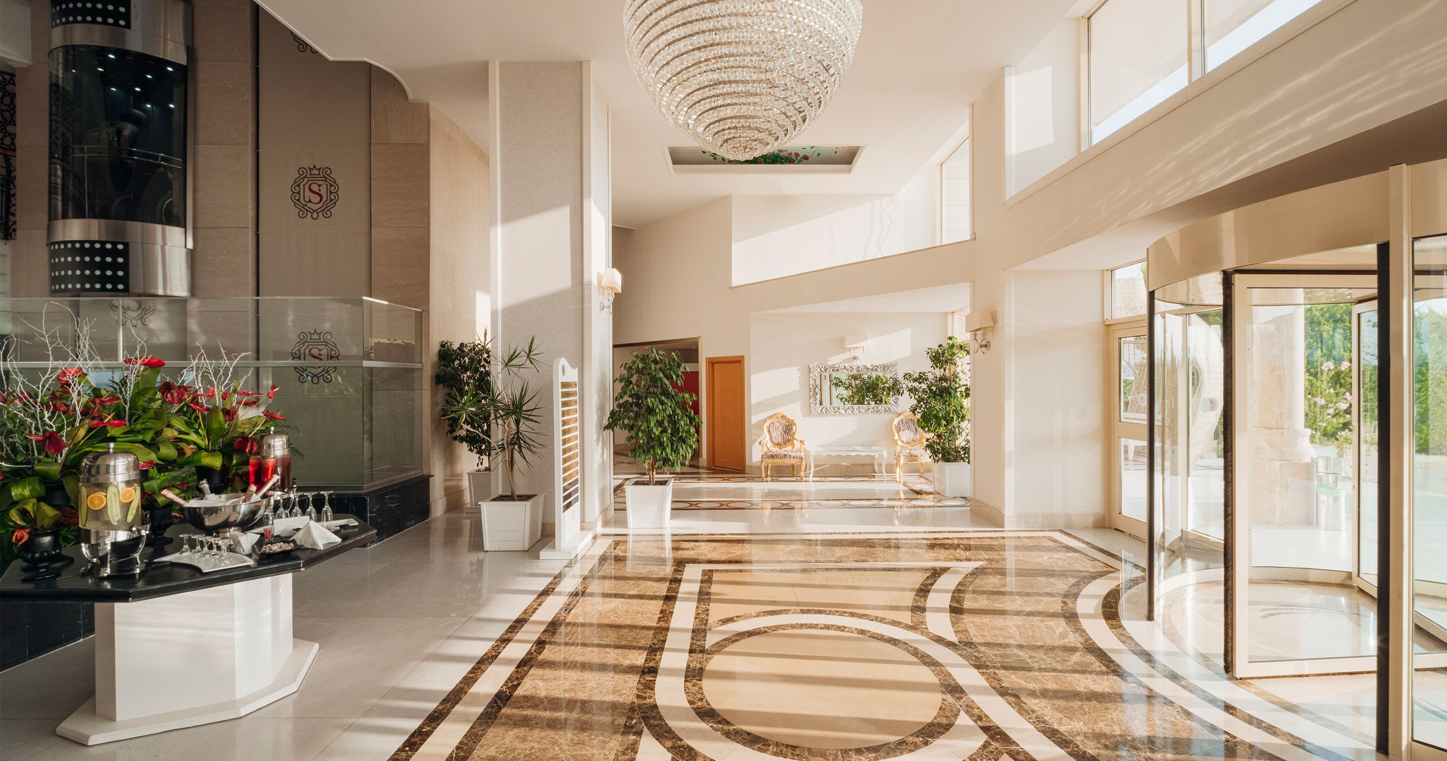 Recepční hala hotelu