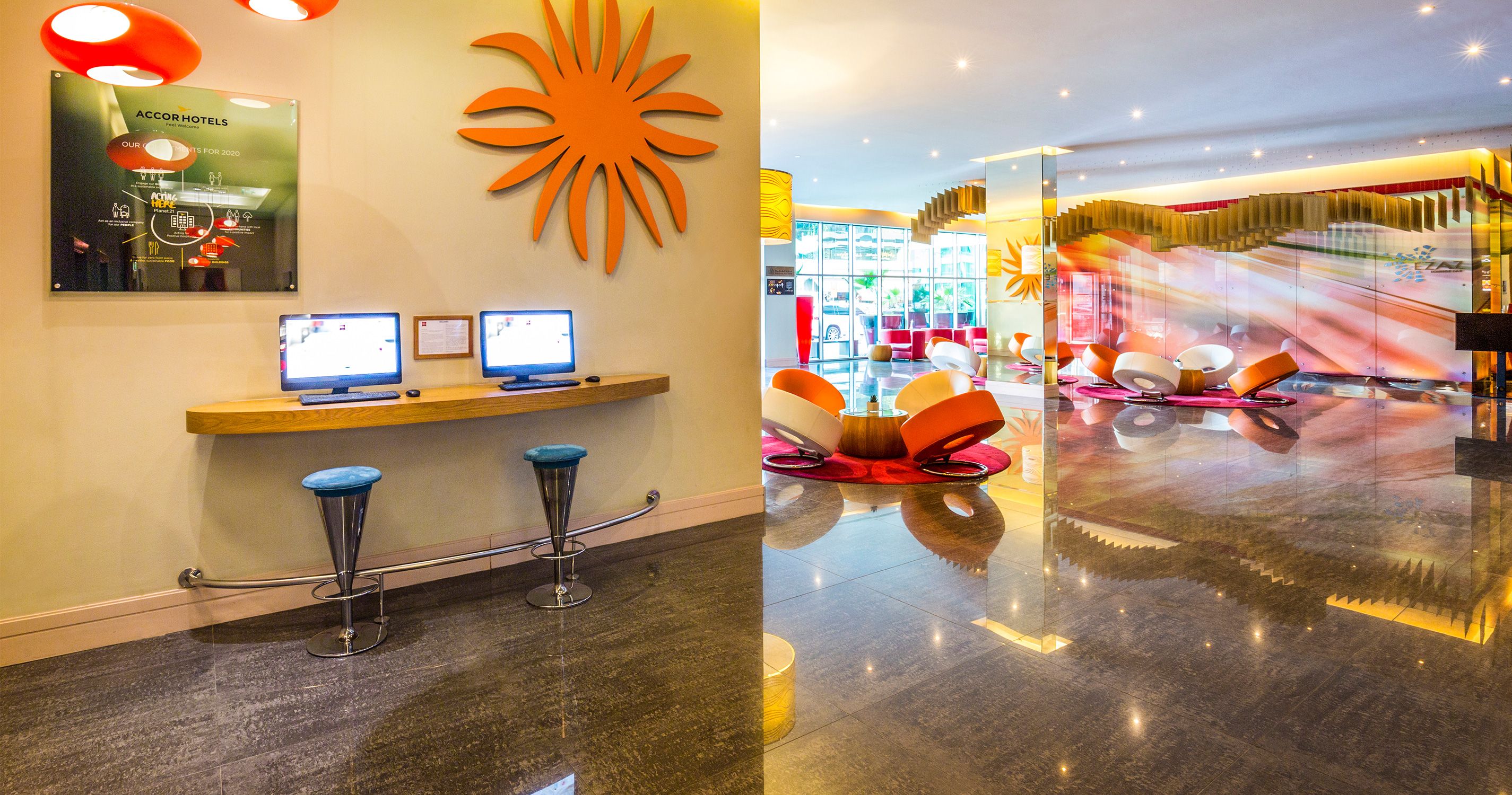 Recepční hala hotelu