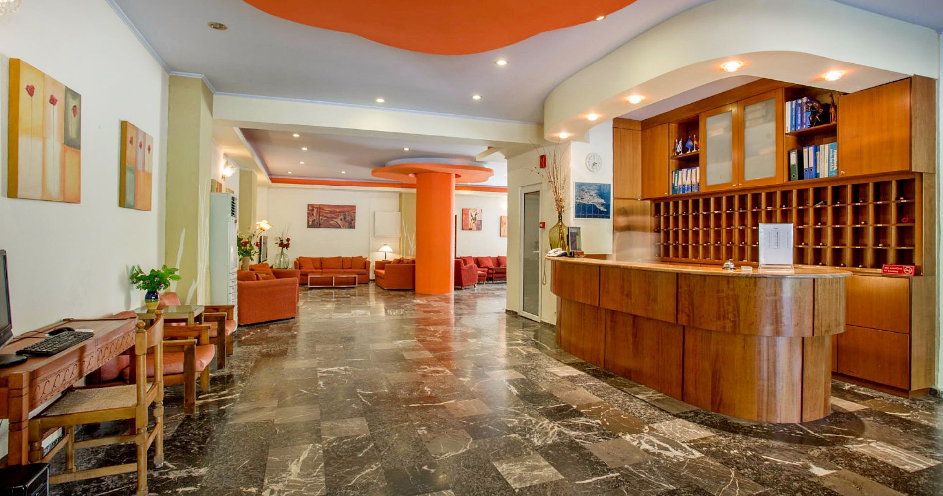 Recepční hala hotelu