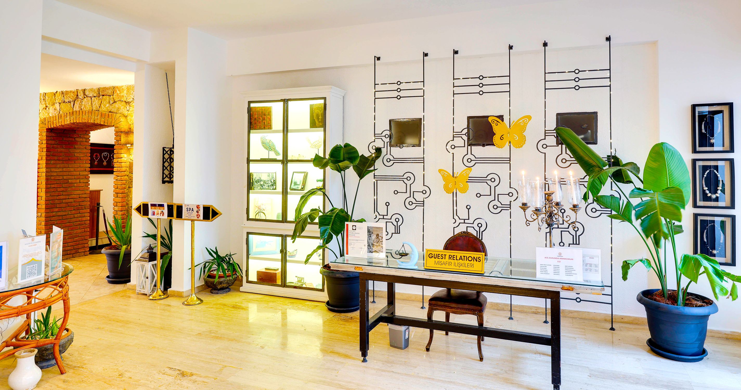 Recepční hala hotelu