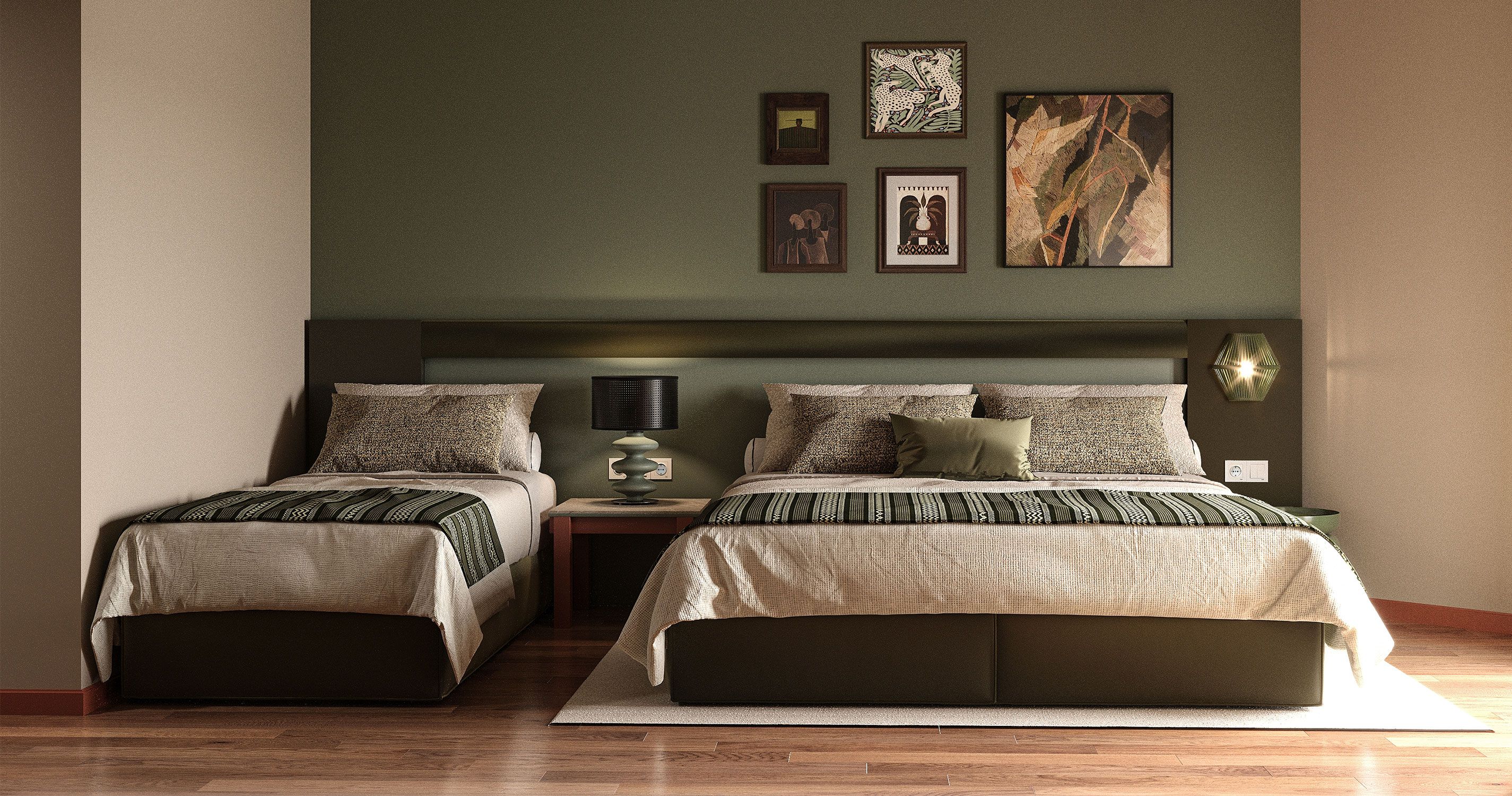 Standardní pokoj - vizualizace