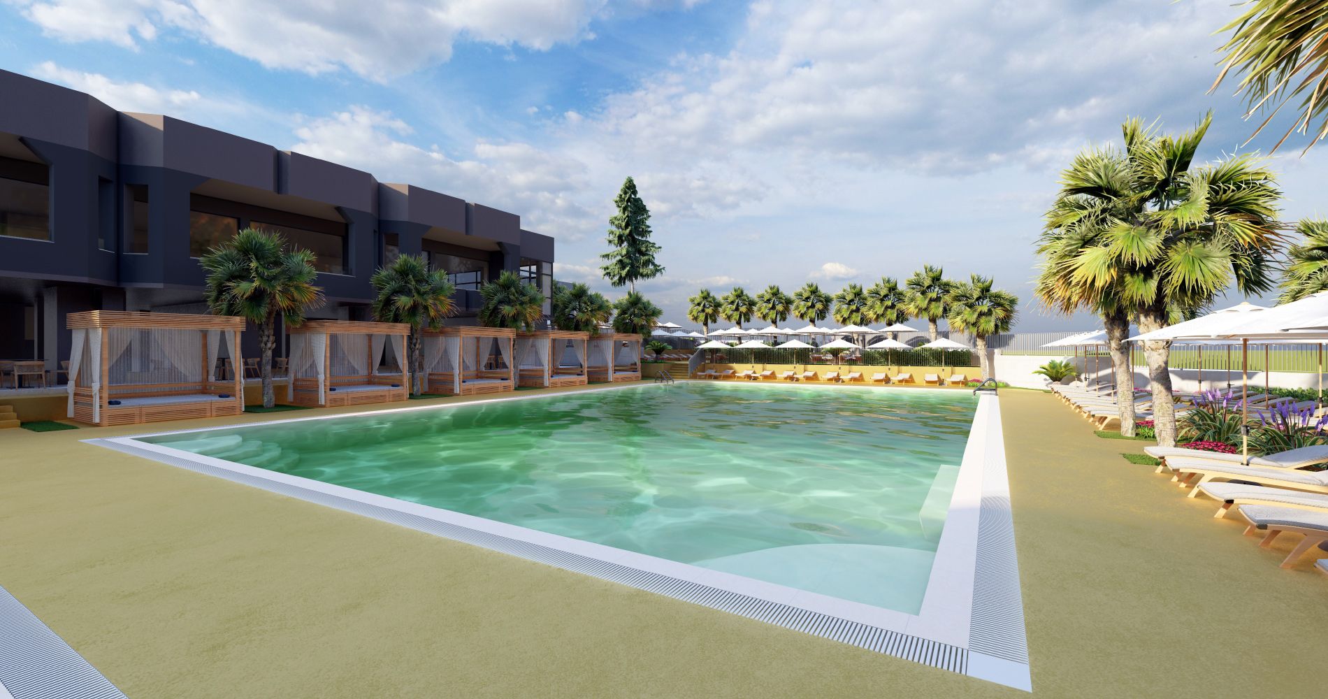 Bazén - vizualizace