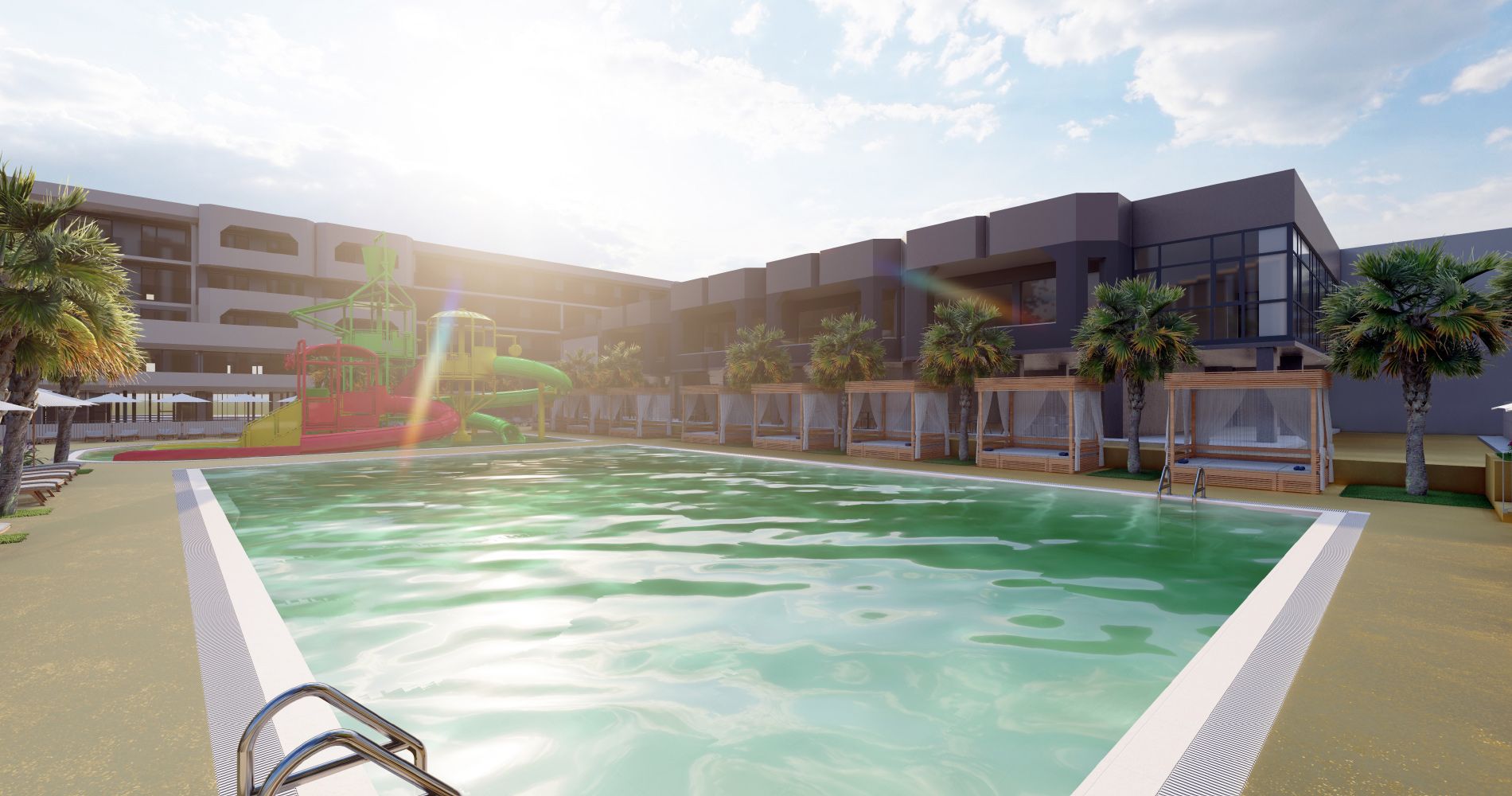 Bazén - vizualizace