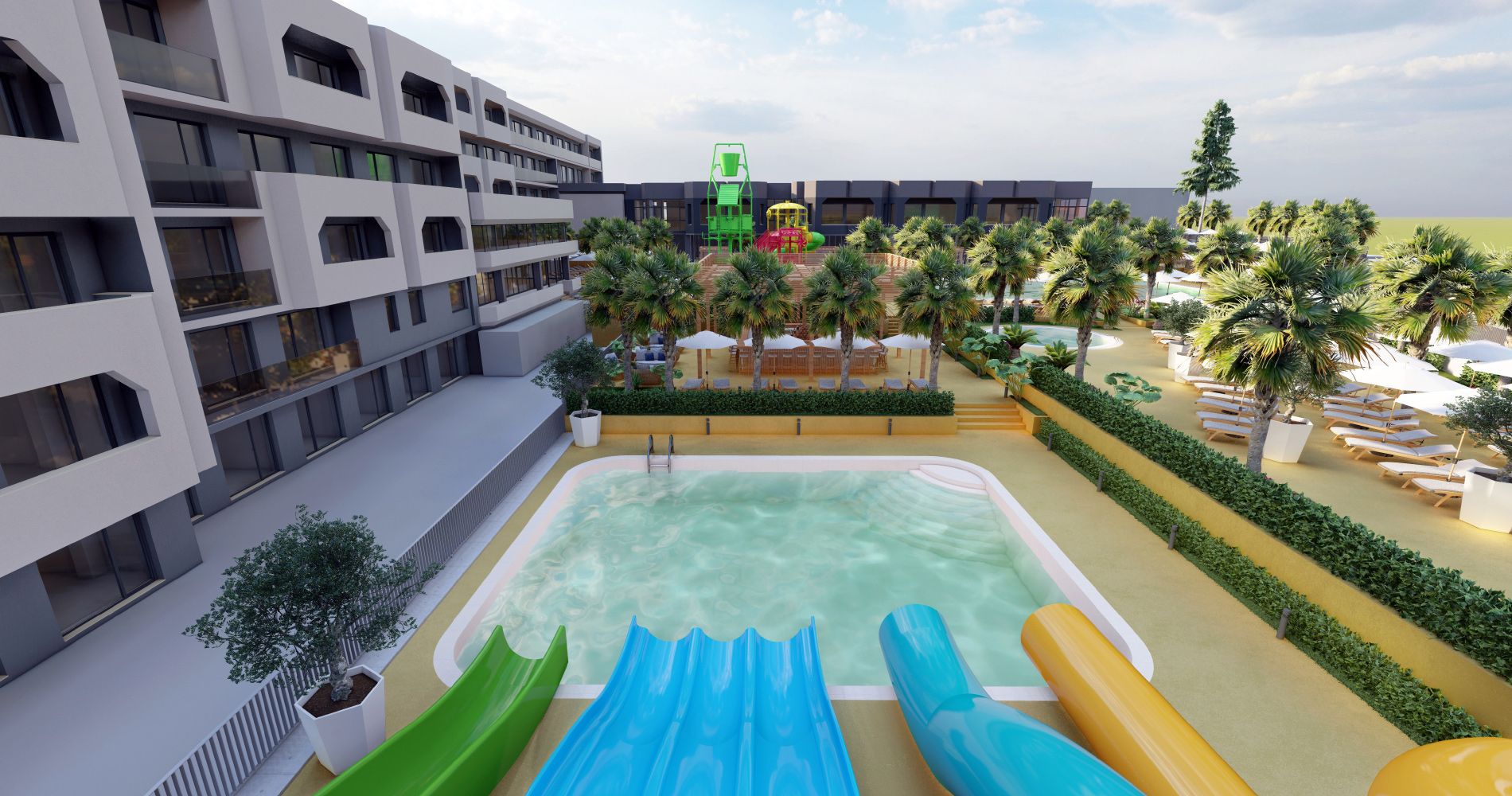 Bazén - vizualizace