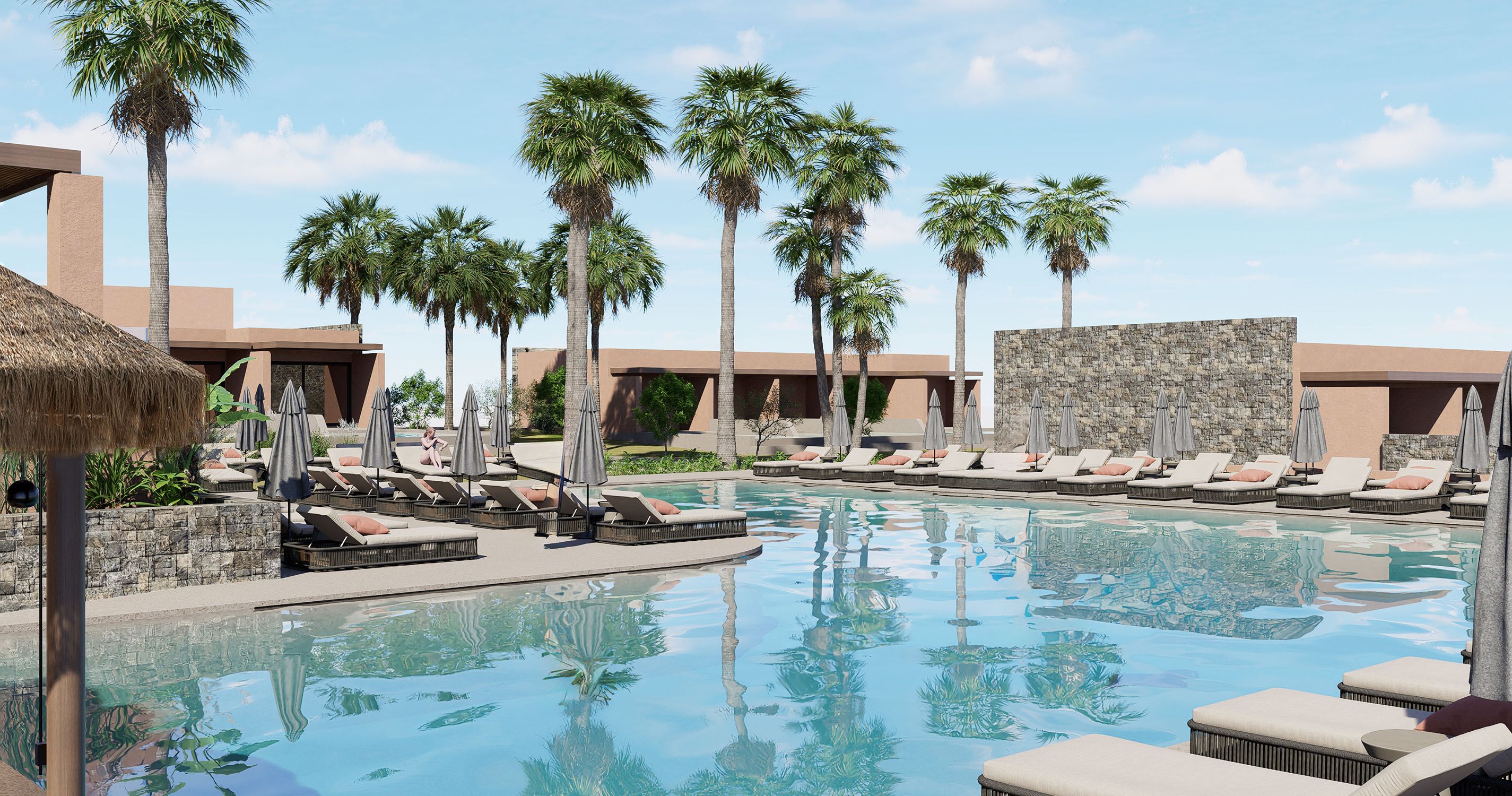 Bazén - vizualizace