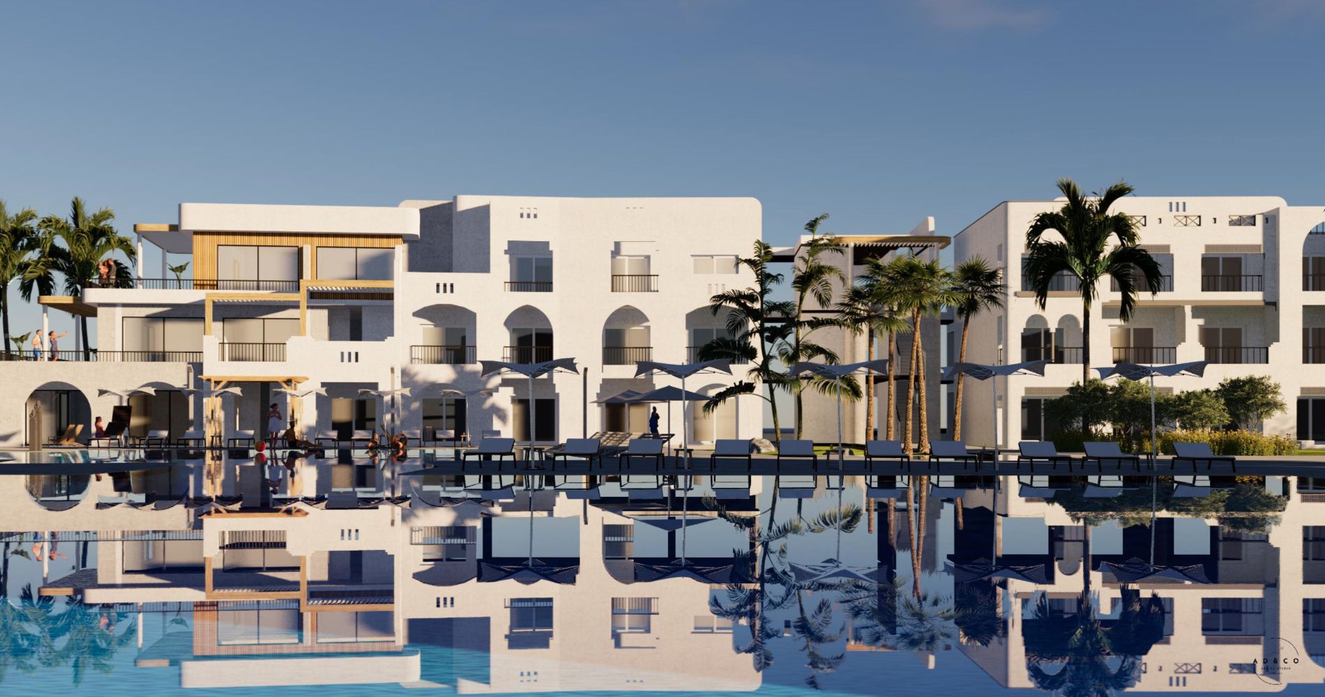 Bazén - vizualizace