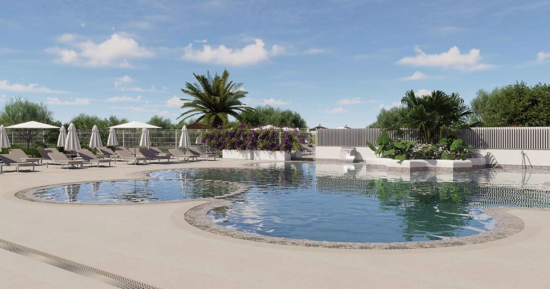 Bazén - vizualizace