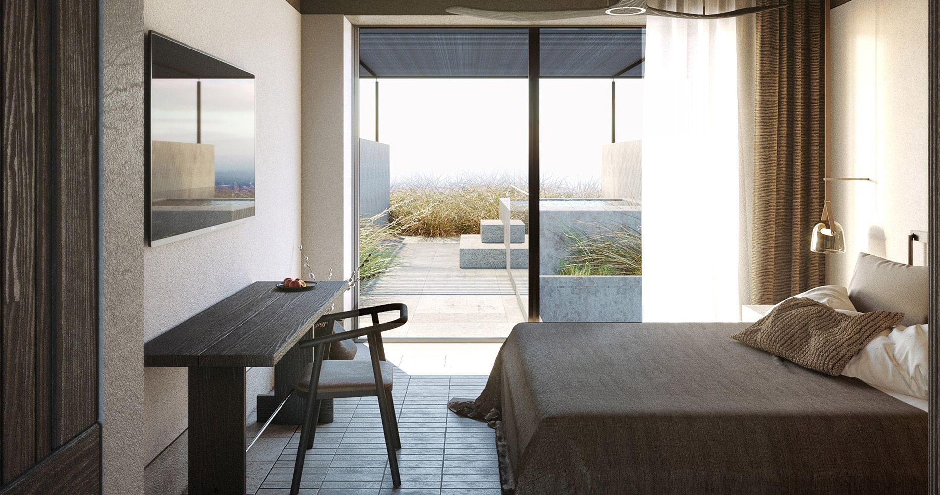 Pokoj s vířivkou - vizualizace