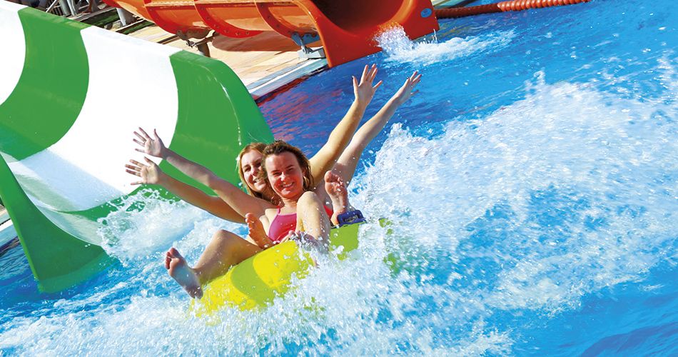 Aquapark ve vedlejším hotelu Sunrise Garden Beach Resort & Spa