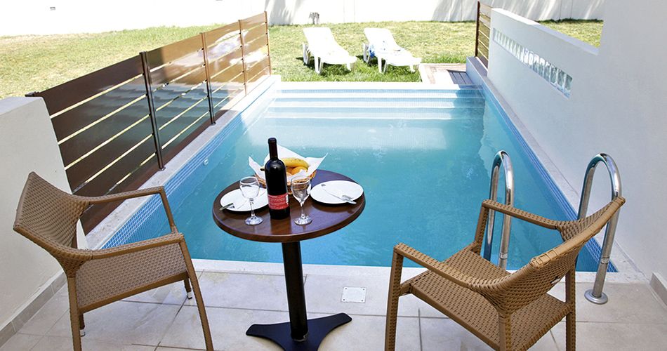 Pokoje se soukromým bazénem