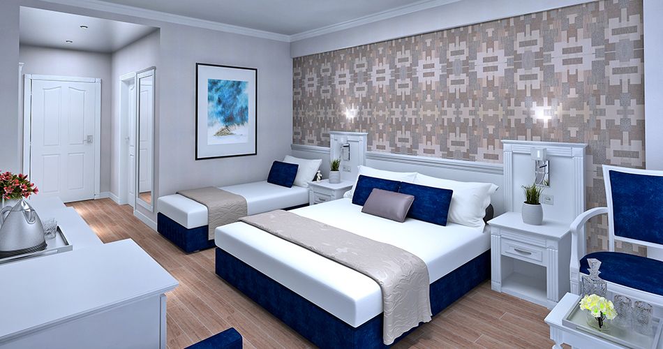 Hotelový pokoj - vizualizace