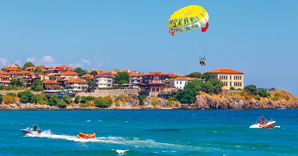 Pohled na starou část Sozopolu