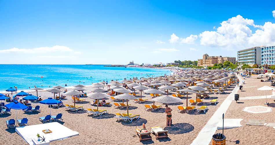 Angela Suites & Lobby - pláž Elli Beach