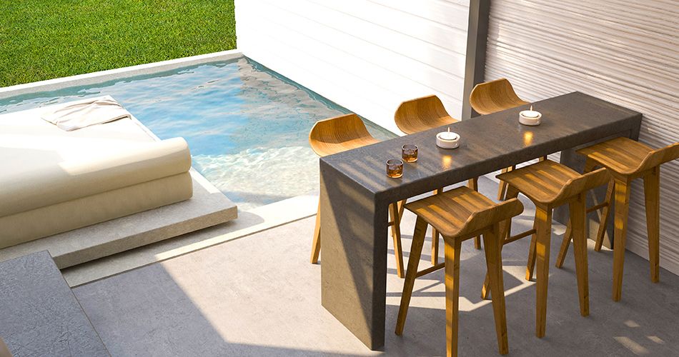 Bazén - vizualizace