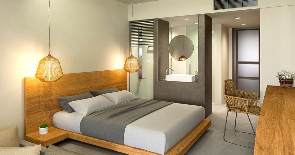 Hotelový pokoj - vizualizace