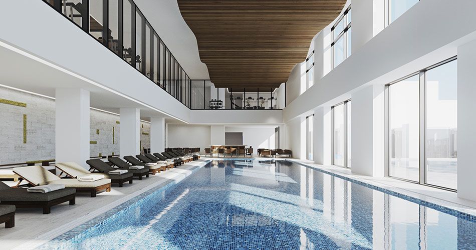 Bazén - vizualizace