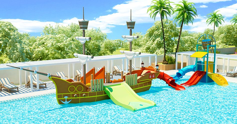 Skluzavky - vizualizace