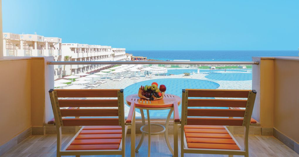 Balkon hotelového pokoje