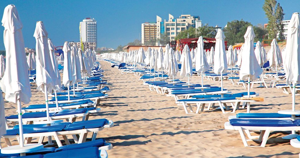 Plaża w Sunny Beach