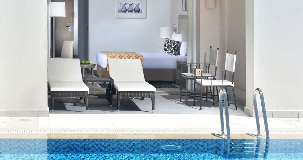 Przykładowy pokój superior swimm up