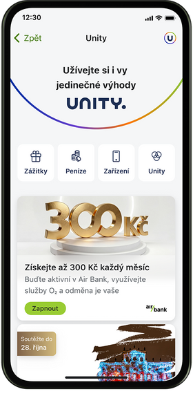 Unity v mobilní aplikaci