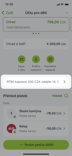 Udržujete si přehled o kapesném 