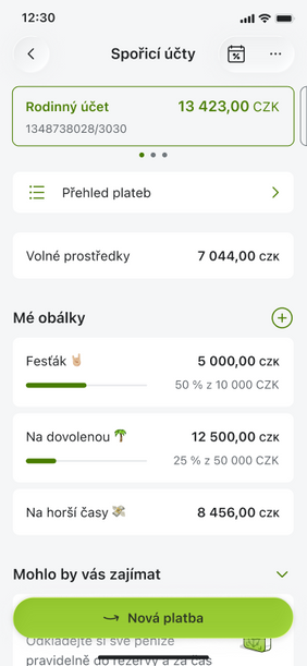 Úspory si snadno roztřídíte do obálek