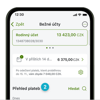 Ilustrace: Vrácení peněz na kartu