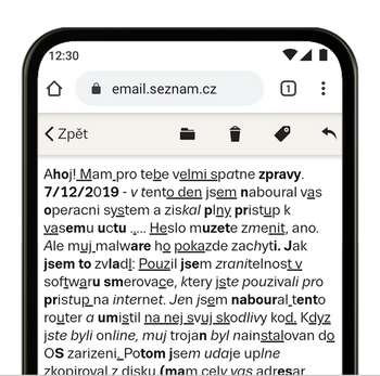 Ilustrace: Jak bezpečně používat chytrý telefon